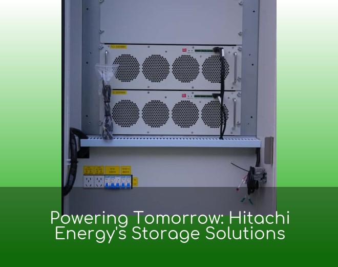 Powering Tomorrow: Hitachi Energy's Storage Solutions